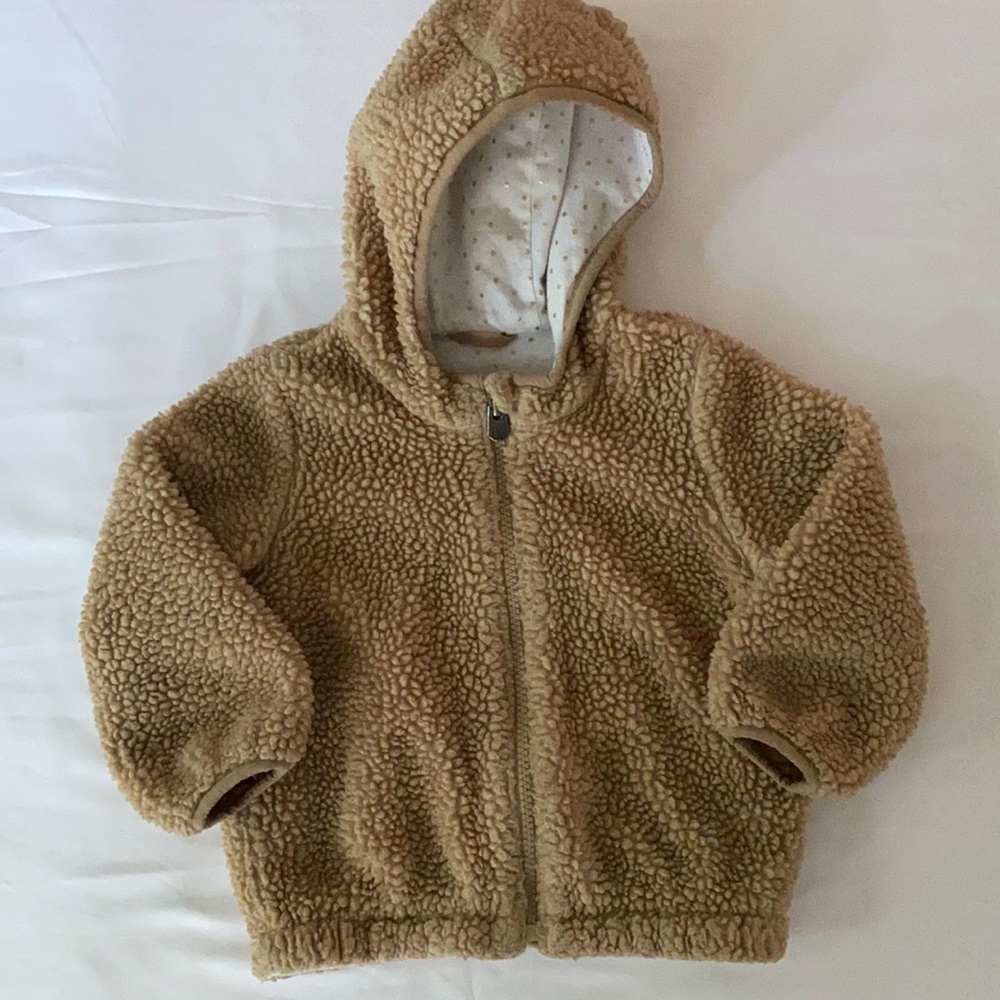 Gap Sherpa jacket with hood